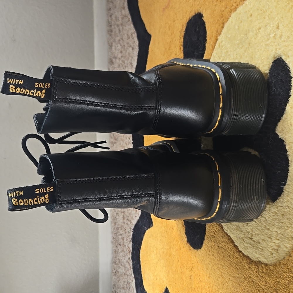 Dr. Martens Black Audrick 8-Eye Boots - Picture 5 of 6